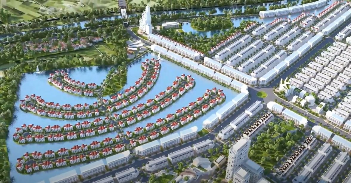 Quy hoạch khu biệt thự đơn lập tại dự án Vinhomes Dream City Hưng Yên